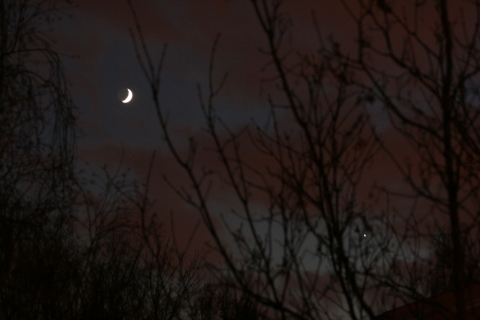 Księżyc i Wenus
